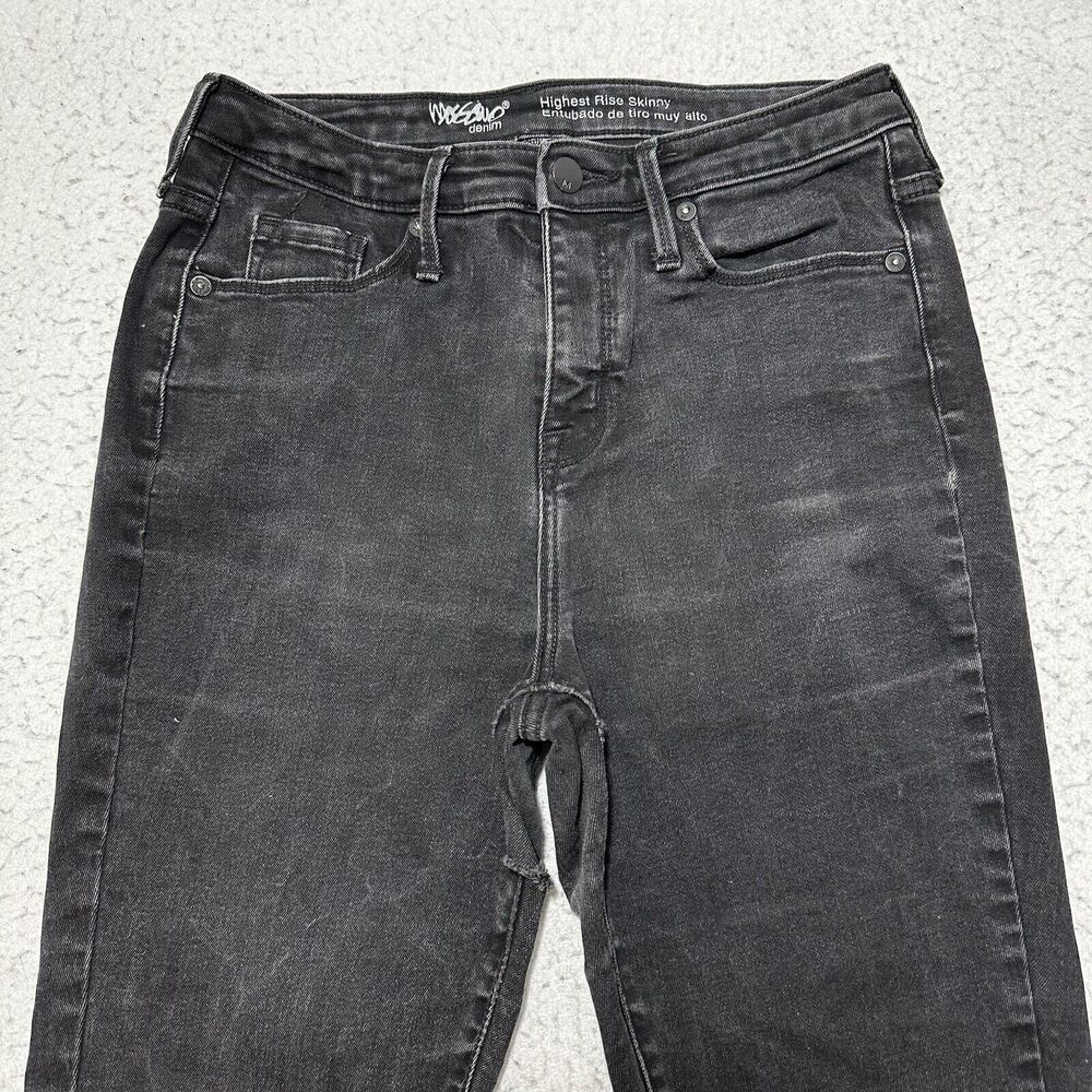 Mossimo Denim Women's 6 (28x27) Regular Highest Rise Skinny Jeans Power Stretch - Picture 2 of 13